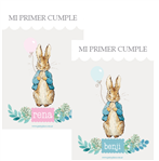 Carpita cartel Peter Rabbit 2u Pers